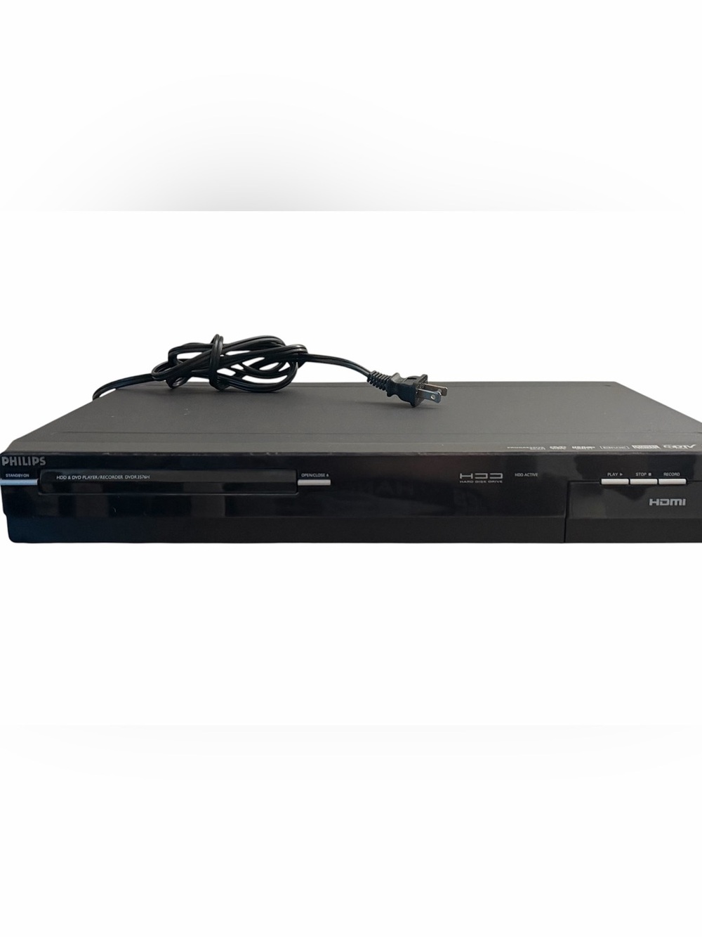 Philips DVDR3576H/37 DVD Recorder Player HDMI tested/NO REMOTE